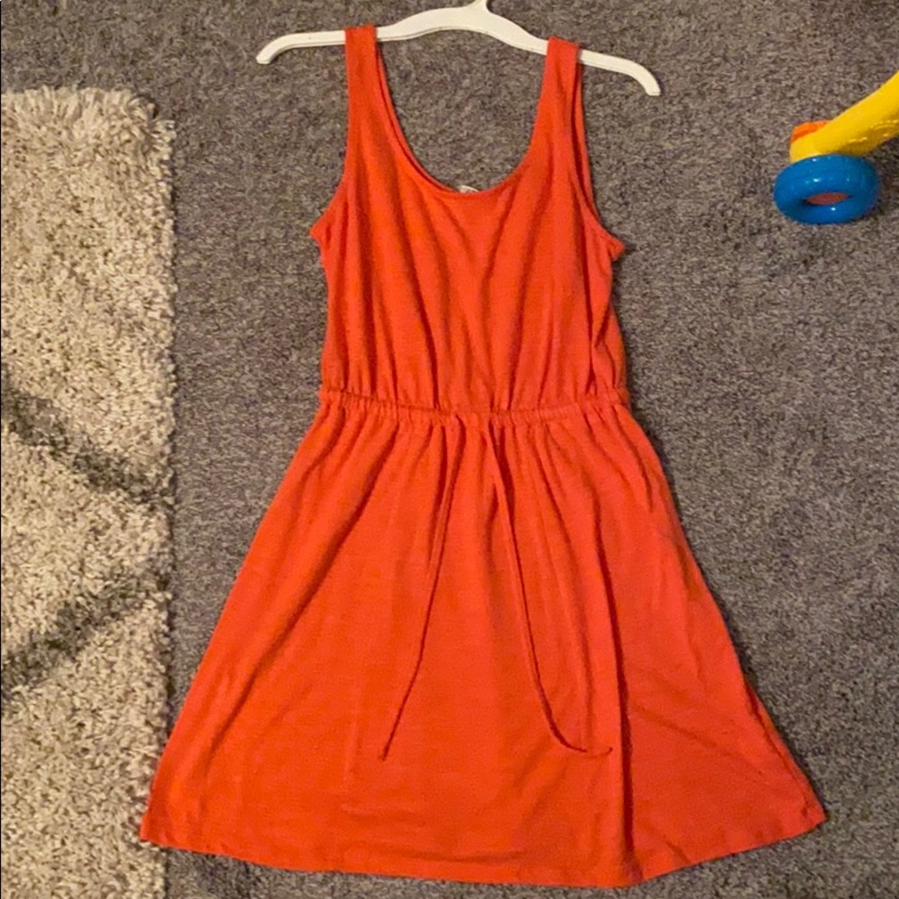 Coral dress